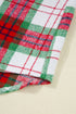 Tartan Plaid Flannel Button Front Patch Pocket Drop Shoulder Shacket